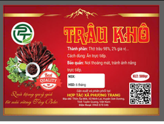 Thịt trâu sấy