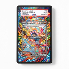 Khung thiết kế Greninja ex 214-167 SIR SAR Twilight Masquerade bảo vệ thẻ bài - Extended Art Case for trading card Pokemon