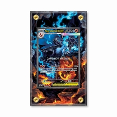 Khung thiết kế Mega Charizard X ex 125-094 SIR SAR Phantasma Flames bảo vệ thẻ bài - Extended Art Case for trading card Pokemon