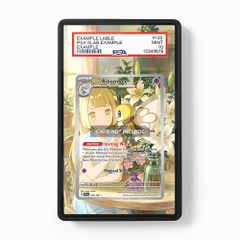 Khung thiết Lillie's Ribombee 164-159 IR AR Journey Together bảo vệ thẻ bài - Extended Art Case for trading card Pokemon