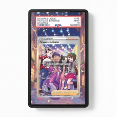 Khung thiết kế Friends in Galar TG23 Trainer Gallery Silver Tempest bảo vệ thẻ bài - Extended Art Case for trading card Pokemon