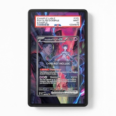 Khung thiết Team Rocket's Mewtwo ex 231-182 SIR SAR Destined Rivals bảo vệ thẻ bài - Extended Art Case for trading card Pokemon
