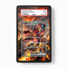 Khung thiết kế Volcanion ex 182-159 SIR SAR Journey Together bảo vệ thẻ bài - Extended Art Case for trading card Pokemon