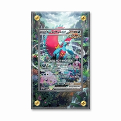 Khung thiết kế Roaring Moon ex 251-182 SIR SAR Paradox Rift bảo vệ thẻ bài - Extended Art Case for trading card Pokemon