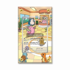 Khung thiết kế Chansey 187-167 IR AR Twilight Masquerade bảo vệ thẻ bài - Extended Art Case for trading card Pokemon