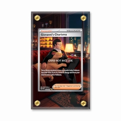 Khung thiết kế Giovanni's Charisma 204-165 SIR SAR Pokemon 151 bảo vệ thẻ bài - Extended Art Case for trading card Pokemon