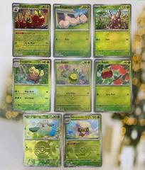 [Hệ Cỏ] Thẻ hình Pokemon Grass Pokeball Holo từ Set Prismatic Evolution tiếng Anh chính hãng