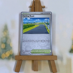 Thẻ hình Pokemon Cycling Road 157/165 - Lá bài Scarlet & Violet 151 Uncommon Reverse Holo tiếng Anh chính hãng