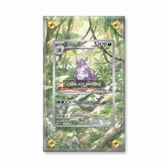 Khung thiết kế Nidoking 174-165 IR AR Scarlet & Violet 151 bảo vệ thẻ bài - Extended Art Case for trading card Pokemon