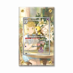 Khung thiết Lillie's Ribombee 164-159 IR AR Journey Together bảo vệ thẻ bài - Extended Art Case for trading card Pokemon