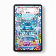 Khung thiết kế Palafin 200-197 IR AR Obsidian Flames bảo vệ thẻ bài - Extended Art Case for trading card Pokemon