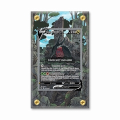 Khung thiết kế Regidrago V 184-195 SIR SAR Silver Tempest Alternate Art bảo vệ thẻ bài - Extended Art Case for trading card Pokemon