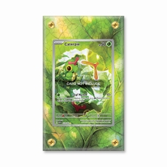 Khung thiết kế Caterpie 172-165 IR AR Scarlet & Violet 151 bảo vệ thẻ bài - Extended Art Case for trading card Pokemon