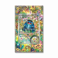 Khung thiết Seismitoad 105-086 IR AR Black Bolt bảo vệ thẻ bài - Extended Art Case for trading card Pokemon