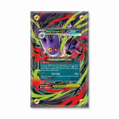 Khung thiết kế Mega Gengar ex 056-094 Double Rare Phantasma Flames bảo vệ thẻ bài - Extended Art Case for trading card Pokemon
