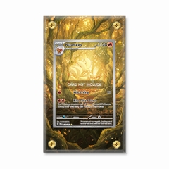 Khung thiết kế Ninetales 199-197 IR AR Obsidian Flames bảo vệ thẻ bài - Extended Art Case for trading card Pokemon