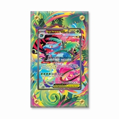 Khung thiết kế Mega Venusaur ex 177-132 SIR SAR Mega Evolution Base Set bảo vệ thẻ bài - Extended Art Case for trading card Pokemon