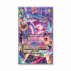 Khung thiết kế Mew VMAX 269-264 Fusion Strike Alternate Art bảo vệ thẻ bài - Extended Art Case for trading card Pokemon