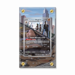Khung thiết Team Rocket's Dugtrio 239-217 Ascended Heroes bảo vệ thẻ bài - Extended Art Case for trading card Pokemon