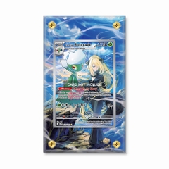 Khung thiết Cynthia's Roserade 184-182 IR AR Destined Rivals bảo vệ thẻ bài - Extended Art Case for trading card Pokemon