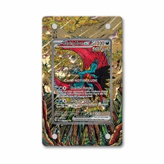 Khung thiết kế Roaring Moon ex 162-131 SIR SAR Prismatic Evolutions bảo vệ thẻ bài - Extended Art Case for trading card Pokemon