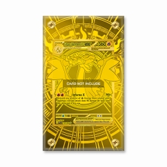 Khung thiết kế Mega Charizard X ex 130-094 Hyper Rare Phantasma Flames bảo vệ thẻ bài - Extended Art Case for trading card Pokemon