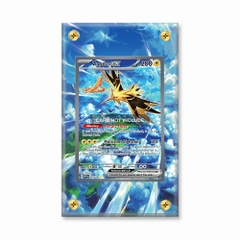 Khung thiết kế Zapdos ex 202-165 SIR SAR Pokemon 151 bảo vệ thẻ bài - Extended Art Case for trading card Pokemon