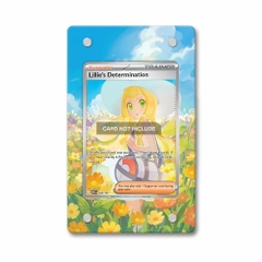 Khung thiết kế Lillie's Determination 184-132 SIR SAR Mega Evolution Base Set bảo vệ thẻ bài - Extended Art Case for trading card Pokemon