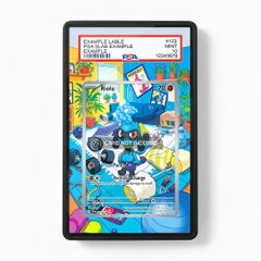 Khung thiết kế Riolu 215-198 IR AR Scarlet Violet Base Set bảo vệ thẻ bài - Extended Art Case for trading card Pokemon