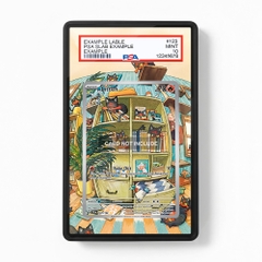 Khung thiết kế Litten 167-162 IR AR Temporal Forces bảo vệ thẻ bài - Extended Art Case for trading card Pokemon