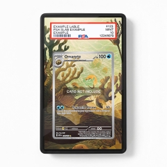 Khung thiết kế Omanyte 180-165 IR AR Pokemon 151 bảo vệ thẻ bài - Extended Art Case for trading card Pokemon