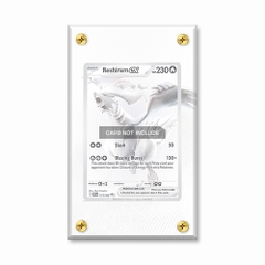 Khung thiết kế Reshiram ex 173-086 Black White Rare White Flare bảo vệ thẻ bài - Extended Art Case for trading card Pokemon