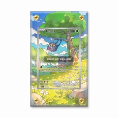 Khung thiết kế Tangela 178-165 IR AR Scarlet & Violet 151 bảo vệ thẻ bài - Extended Art Case for trading card Pokemon