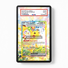 Khung thiết kế Pikachu ex 238-191 SIR SAR Surging Sparks bảo vệ thẻ bài - Extended Art Case for trading card Pokemon