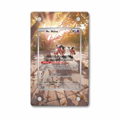 Khung thiết kế Mr Mime 179-165 IR AR Pokemon 151 bảo vệ thẻ bài - Extended Art Case for trading card Pokemon