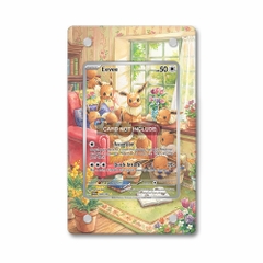 Khung thiết kế Eevee 188-167 IR AR Twilight Masquerade bảo vệ thẻ bài - Extended Art Case for trading card Pokemon