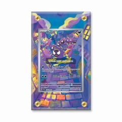 Khung thiết kế Gastly 177-162 IR AR Temporal Forces bảo vệ thẻ bài - Extended Art Case for trading card Pokemon
