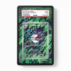 Khung thiết kế Arbok 176-162 IR AR Temporal Forces bảo vệ thẻ bài - Extended Art Case for trading card Pokemon
