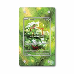 Khung thiết kế Caterpie 172-165 IR AR Scarlet & Violet 151 bảo vệ thẻ bài - Extended Art Case for trading card Pokemon