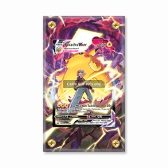 Khung thiết kế Pikachu VMAX TG17 Lost Origin Trainer Gallery bảo vệ thẻ bài - Extended Art Case for trading card Pokemon
