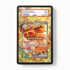 Khung thiết kế Dachsbun ex 169-142 SIR SAR Stellar Crown bảo vệ thẻ bài - Extended Art Case for trading card Pokemon