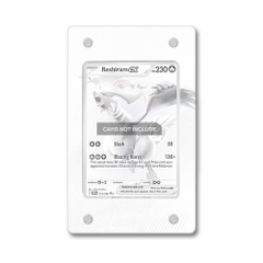 Khung thiết kế Reshiram ex 173-086 Black White Rare White Flare bảo vệ thẻ bài - Extended Art Case for trading card Pokemon