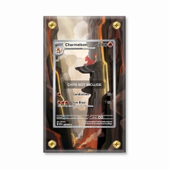 Khung thiết kế Charmeleon 169-165 IR AR Scarlet & Violet 151 bảo vệ thẻ bài - Extended Art Case for trading card Pokemon