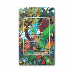 Khung thiết kế Tropius 195-193 IR AR Paldea Evolved bảo vệ thẻ bài - Extended Art Case for trading card Pokemon