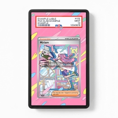 Khung thiết kế Miriam 251-198 SIR SAR Scarlet Violet Base Set bảo vệ thẻ bài - Extended Art Case for trading card Pokemon