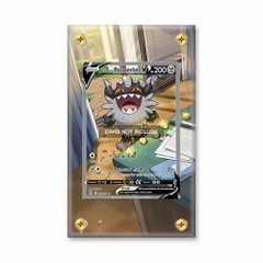 Khung thiết kế Galarian Perrserker V 184-196 SIR SAR Lost Origin Alternate Art bảo vệ thẻ bài - Extended Art Case for trading card Pokemon