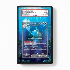 Khung thiết kế Blastoise ex 200-165 SIR SAR Pokemon 151 bảo vệ thẻ bài - Extended Art Case for trading card Pokemon