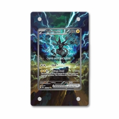 Khung thiết Zekrom ex 166-086 SIR SAR Black Bolt bảo vệ thẻ bài - Extended Art Case for trading card Pokemon