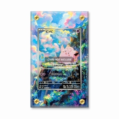 Khung thiết kế Clefairy AR IR Nihil Zero Perfect Order bảo vệ thẻ bài - Extended Art Case for trading card Pokemon