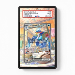 Khung thiết kế Quaquaval ex 260-193 SIR SAR Paldea Evolved bảo vệ thẻ bài - Extended Art Case for trading card Pokemon